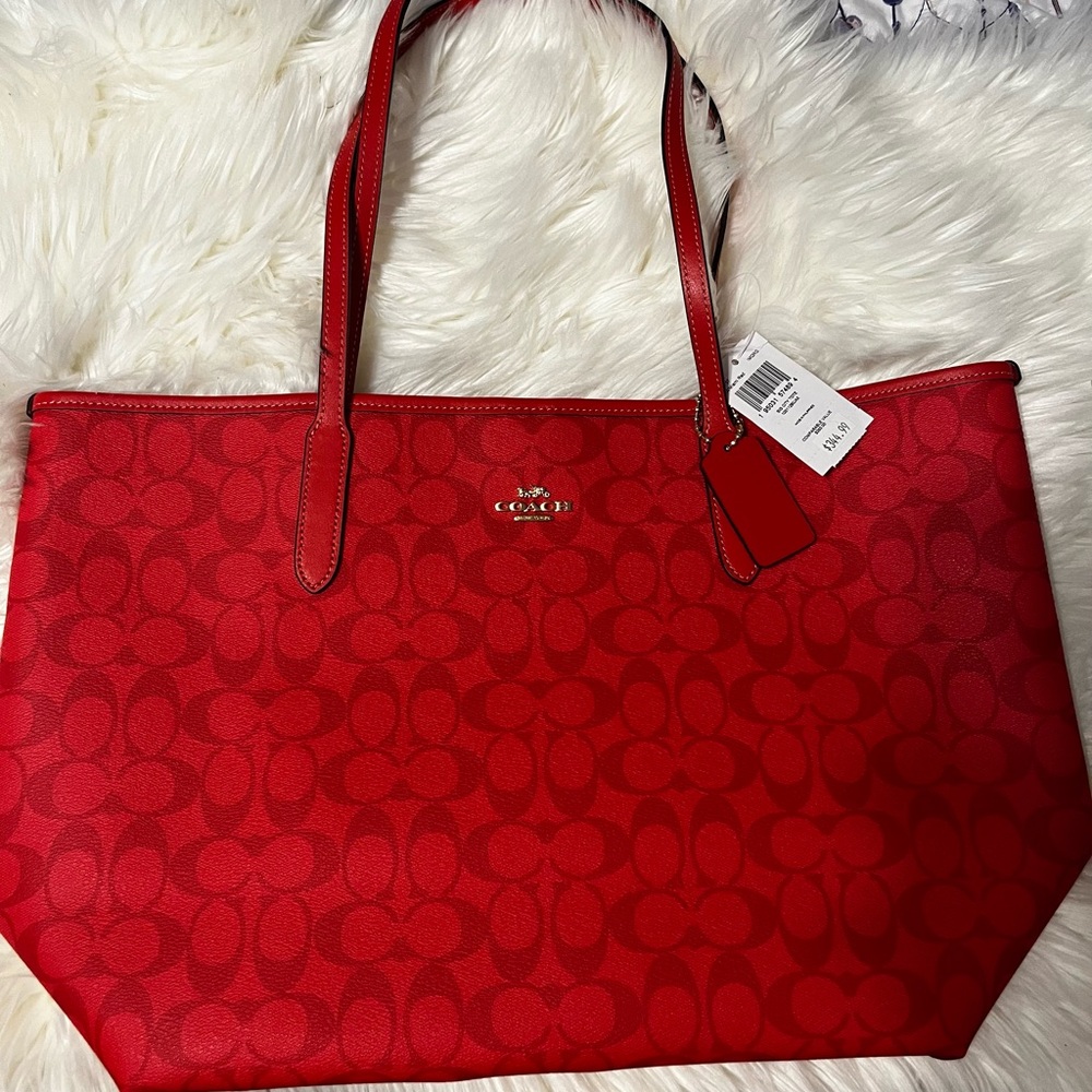 Brand new Coach Miami Red Tote